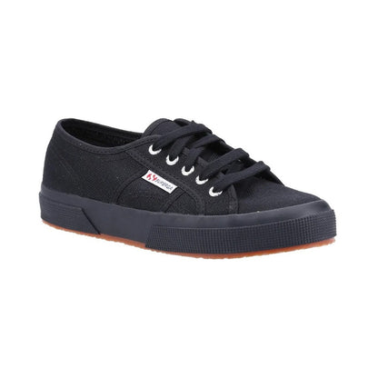 Full Black - Front - Superga Womens-Ladies 2750 Cotu Classic Trainers