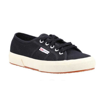 Black - Front - Superga Womens-Ladies 2750 Cotu Classic Trainers