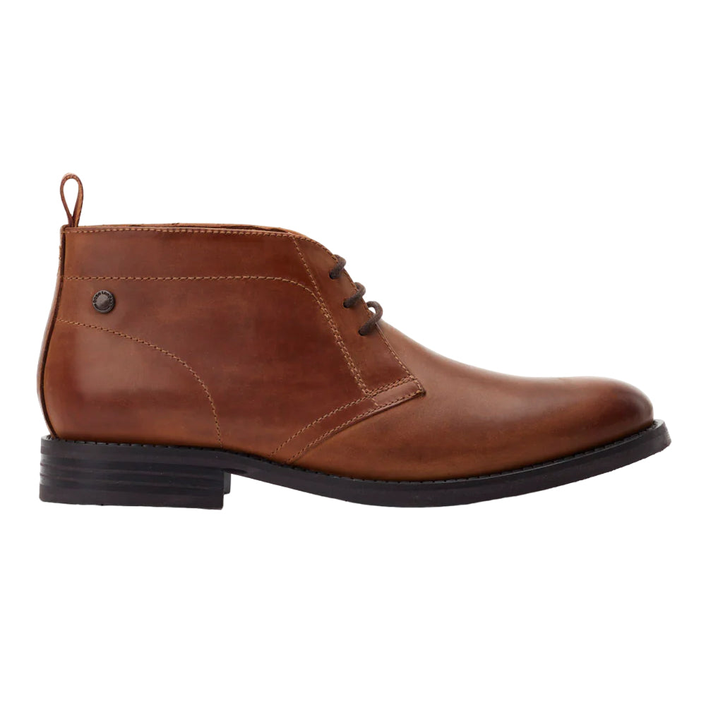 Tan - Lifestyle - Base London Mens Atkinson Leather Chukka Boots