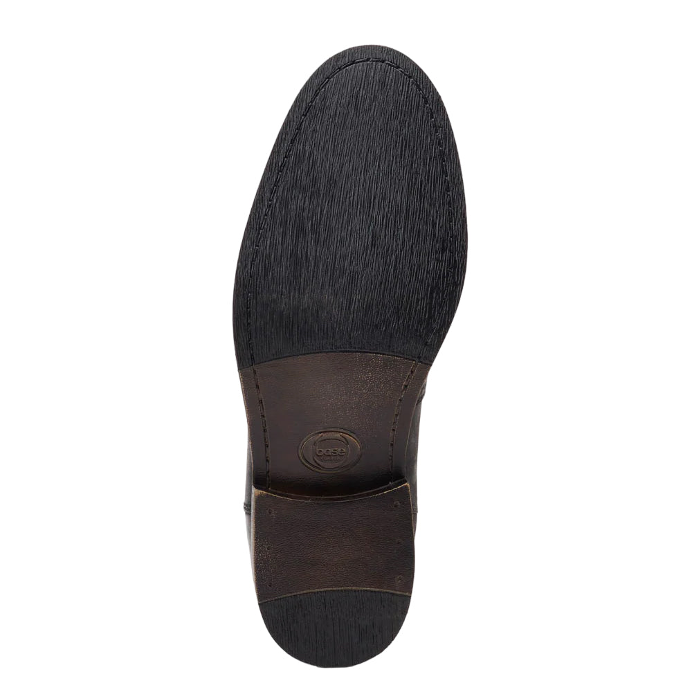 Black - Close up - Base London Mens Bateman Leather Chelsea Boots