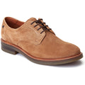 Ginger - Front - Base London Mens Mawley Leather Derby Shoes