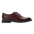 Brown - Lifestyle - Base London Mens Mawley Leather Derby Shoes