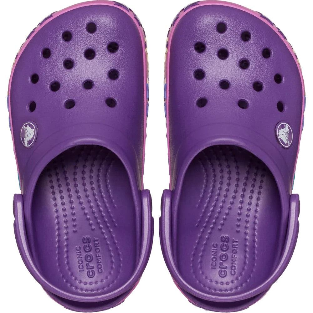 Amethyst - Lifestyle - Crocs Childrens-Kids Crocband Stars Clogs