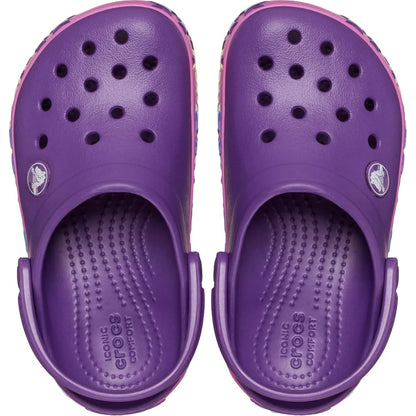 Amethyst - Lifestyle - Crocs Childrens-Kids Crocband Stars Clogs