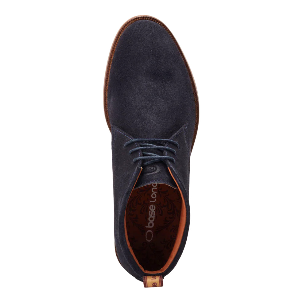 Navy - Lifestyle - Base London Mens Nolan Suede Chukka Boots