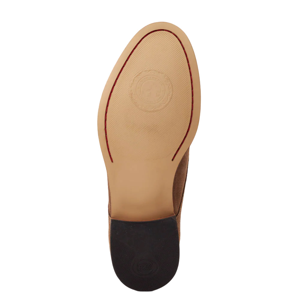 Tan - Pack Shot - Base London Mens Nolan Suede Chukka Boots