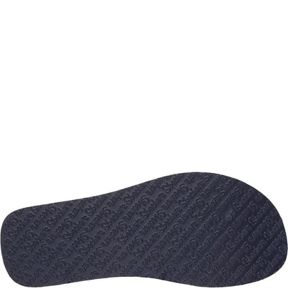 Navy-Multicoloured - Back - Skechers Womens-Ladies Cali Vinyasa - Wild Daisies Flip Flops