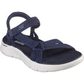 Navy - Front - Skechers Womens-Ladies Go Walk Flex Sublime Sandals