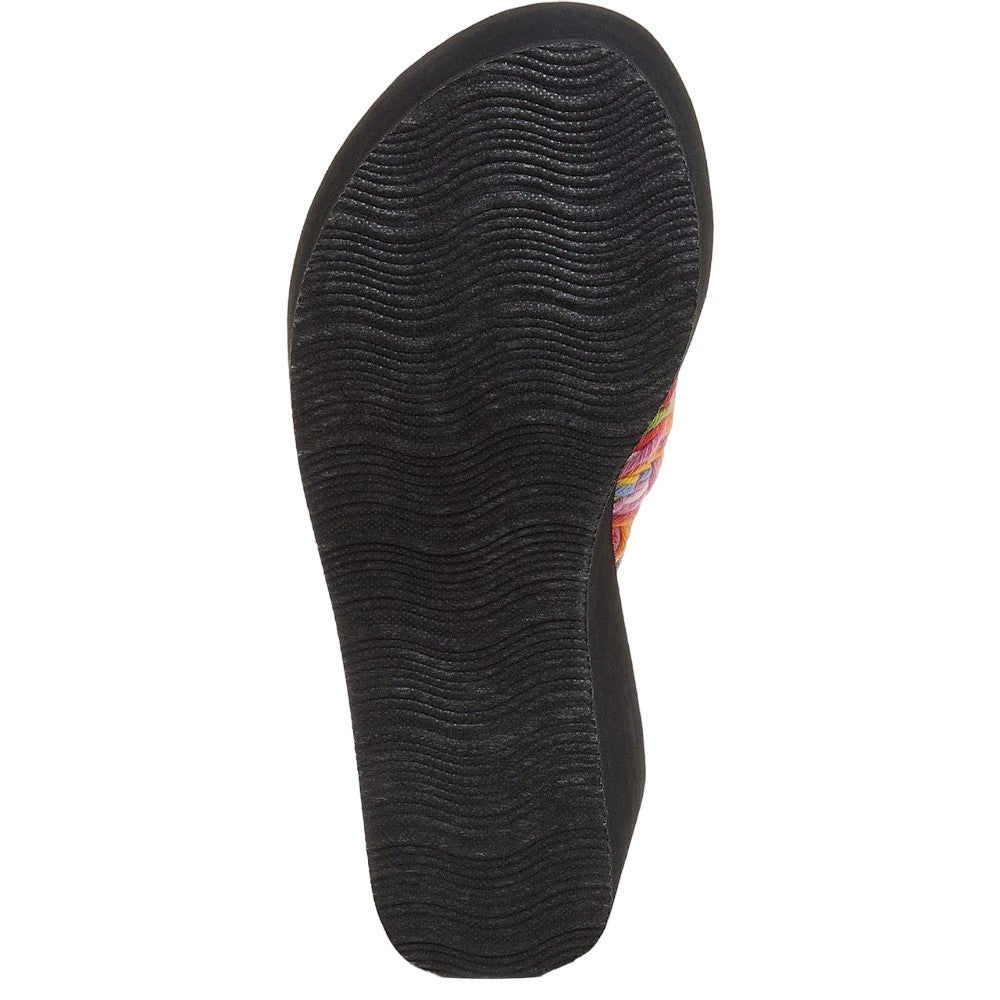 Rainbow - Lifestyle - Rocket Dog Womens-Ladies Braided Flip Flops