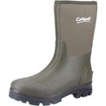 Green - Front - Cotswold Mens Kensington Neoprene Wellington Boots