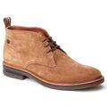 Ginger - Front - Base London Mens Knebworth Leather Chukka Boots