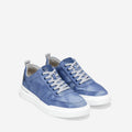 Insignia Blue-Optic White - Front - Cole Haan Mens GrandPro Rally Canvas Court Trainers
