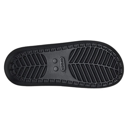 Black - Side - Crocs Unisex Adult Classic Sliders
