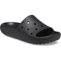 Black - Front - Crocs Unisex Adult Classic Sliders