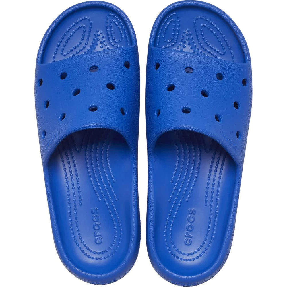 Blue Bolt - Side - Crocs Unisex Adult Classic Sliders