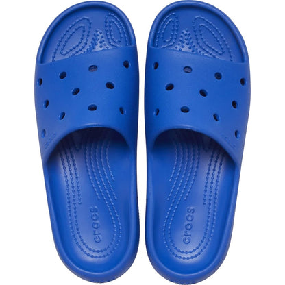 Blue Bolt - Side - Crocs Unisex Adult Classic Sliders