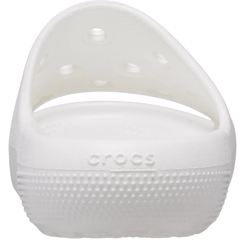 White - Back - Crocs Unisex Adult Classic Sliders