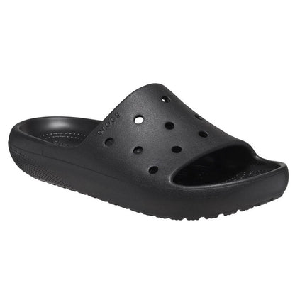 Black - Front - Crocs Unisex Adult Classic Sliders