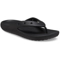 Black - Front - Crocs Unisex Adult Classic Flip Flops