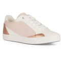 Light Rose-Optic White - Front - Geox Womens-Ladies D Blomiee E Trainers