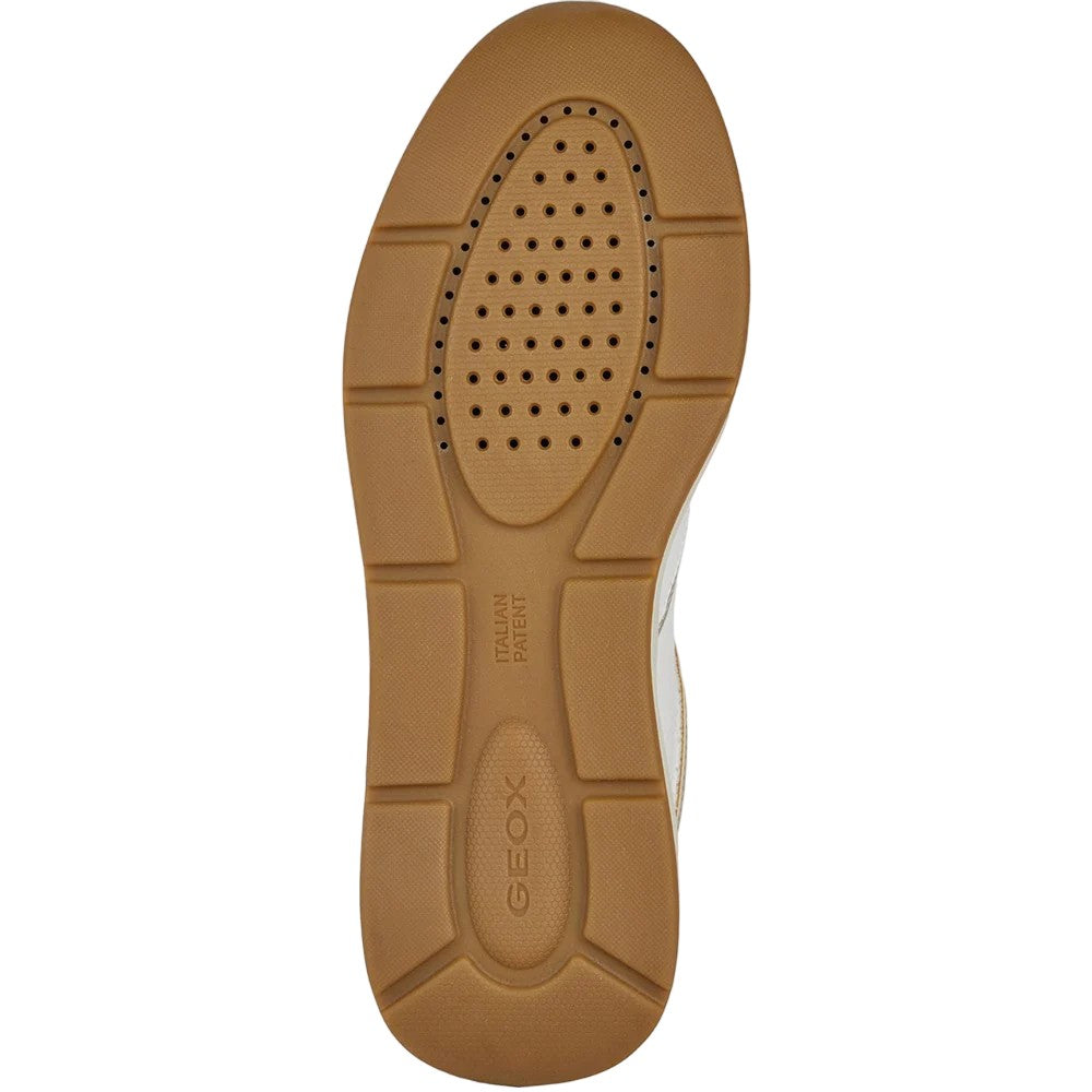 White-Gold - Lifestyle - Geox Womens-Ladies Cristael Trainers