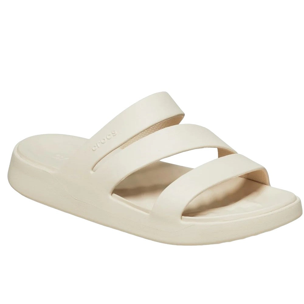 Stucco - Front - Crocs Womens-Ladies Getaway Strappy Mules