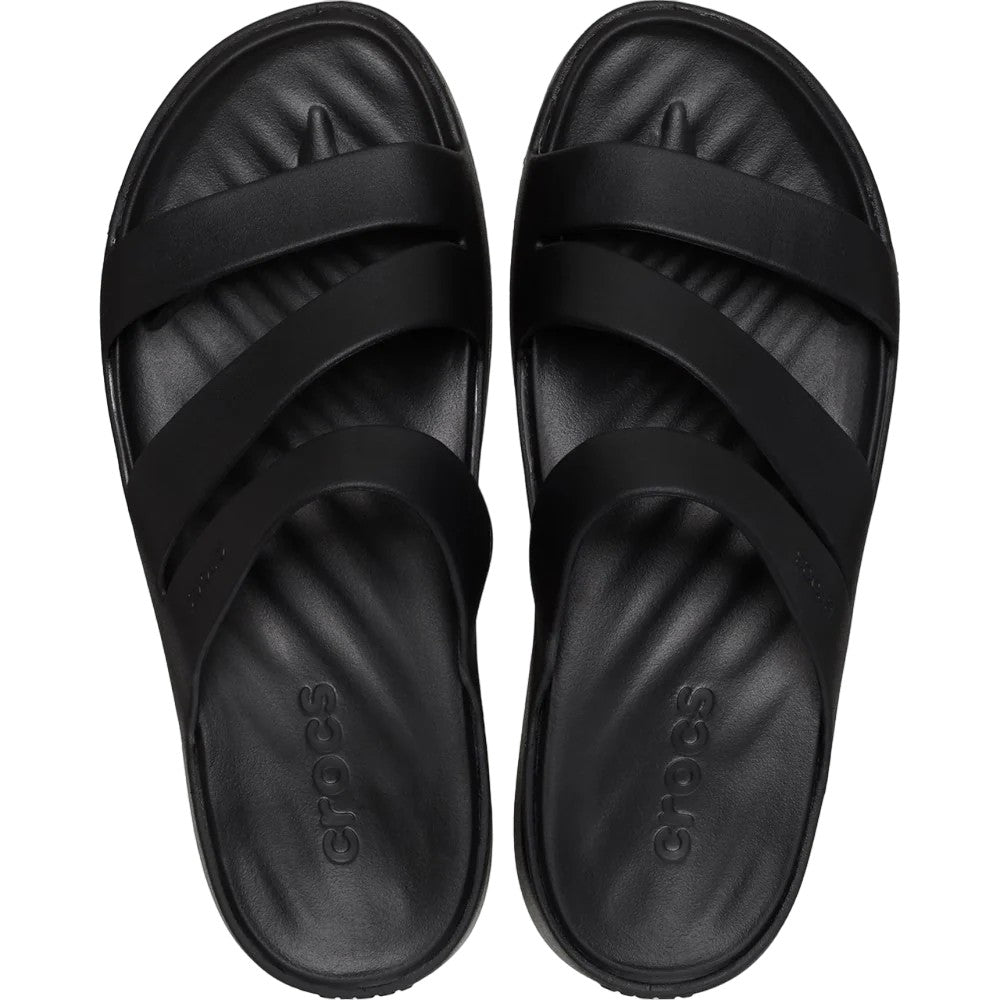 Black - Lifestyle - Crocs Womens-Ladies Getaway Strappy Mules