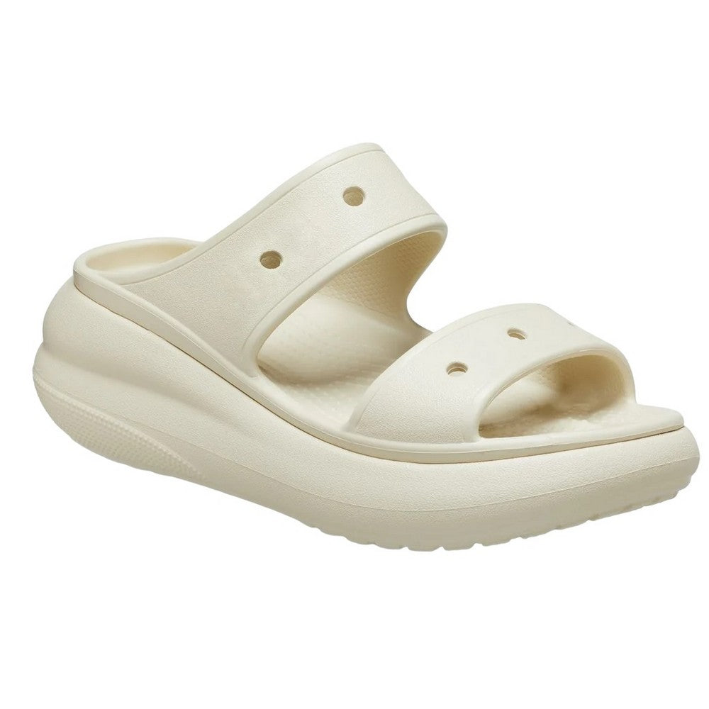Bone - Front - Crocs Unisex Adult Classic Crush Sandals