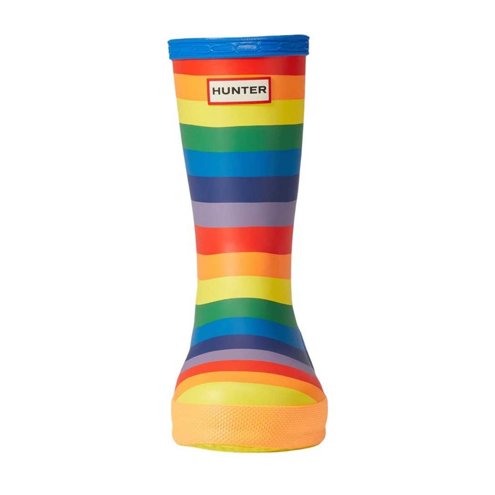 Multicoloured - Lifestyle - Hunter Childrens-Kids Original First Classic Rainbow Wellington Boots