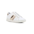 White-Gold - Front - Geox Womens-Ladies D Jaysen E Trainers