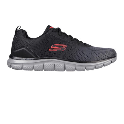 Black-Charcoal - Back - Skechers Mens Track Ripkent Trainers