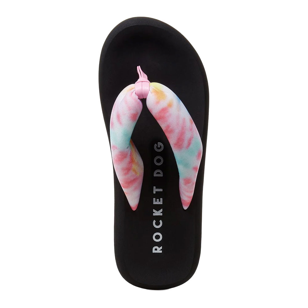 Pastel-Multicoloured - Side - Rocket Dog Womens-Ladies Sunset Puff Tucker Flip Flop