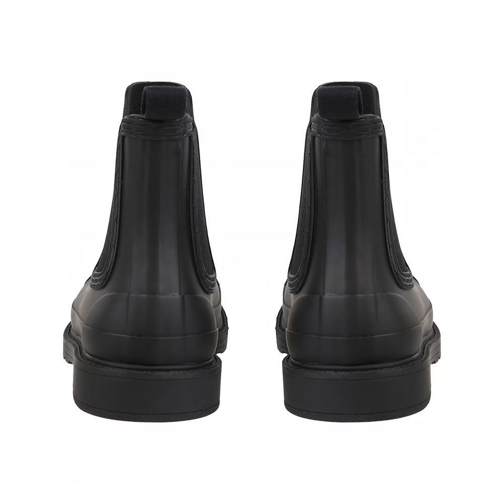 Black - Back - Hunter Womens-Ladies Commando Chelsea Boots