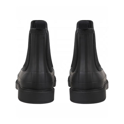 Black - Back - Hunter Womens-Ladies Commando Chelsea Boots