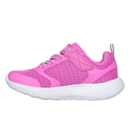 Pink-Aqua - Back - Skechers Girls Venice Cruise Dyna-Lite Trainers