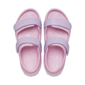 Ballerina Pink-Lavender - Side - Crocs Toddler Crocband Sandals