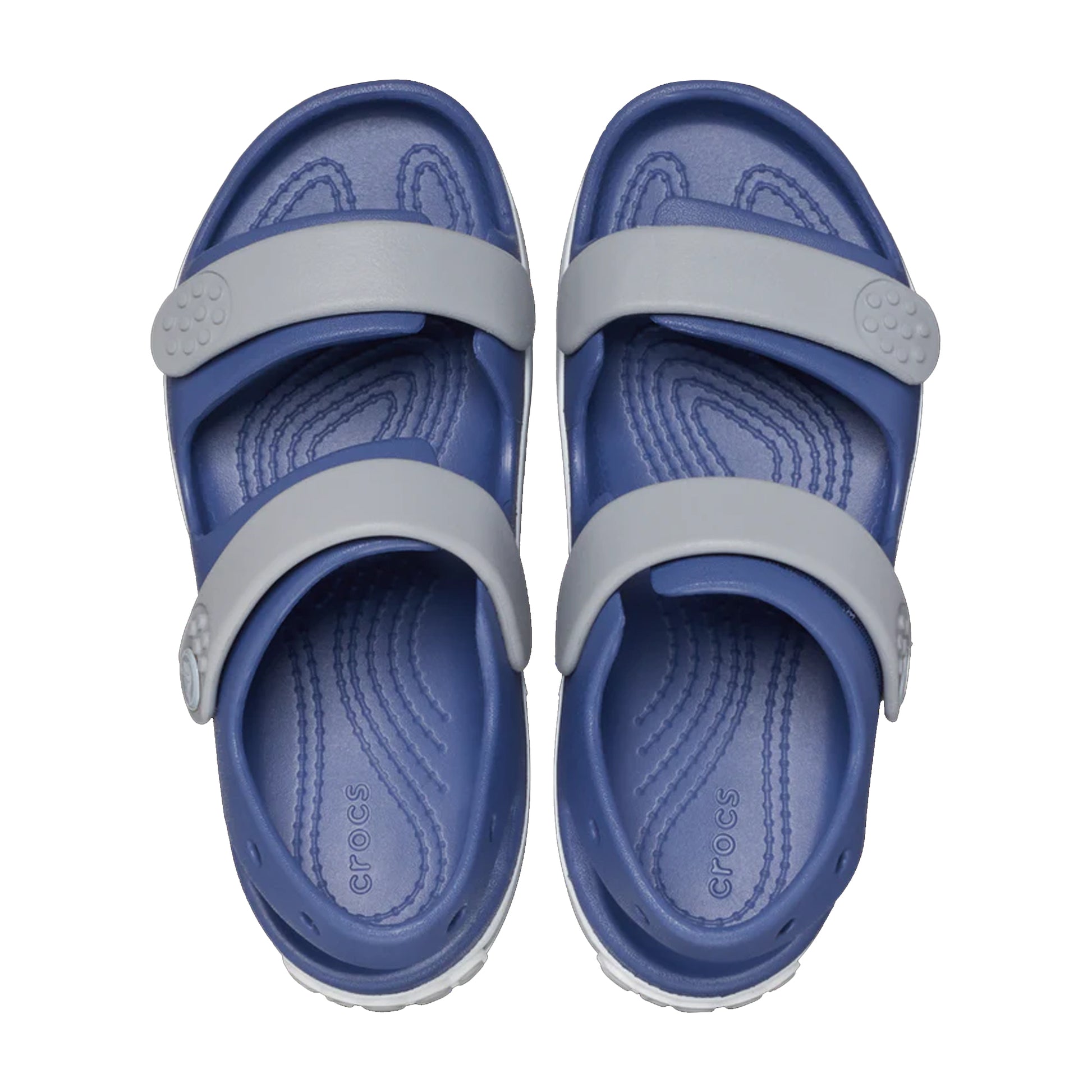 Bijou Blue-Light Grey - Lifestyle - Crocs Toddler Crocband Sandals