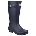 Navy - Front - Hunter Childrens-Kids Original Wellington Boots