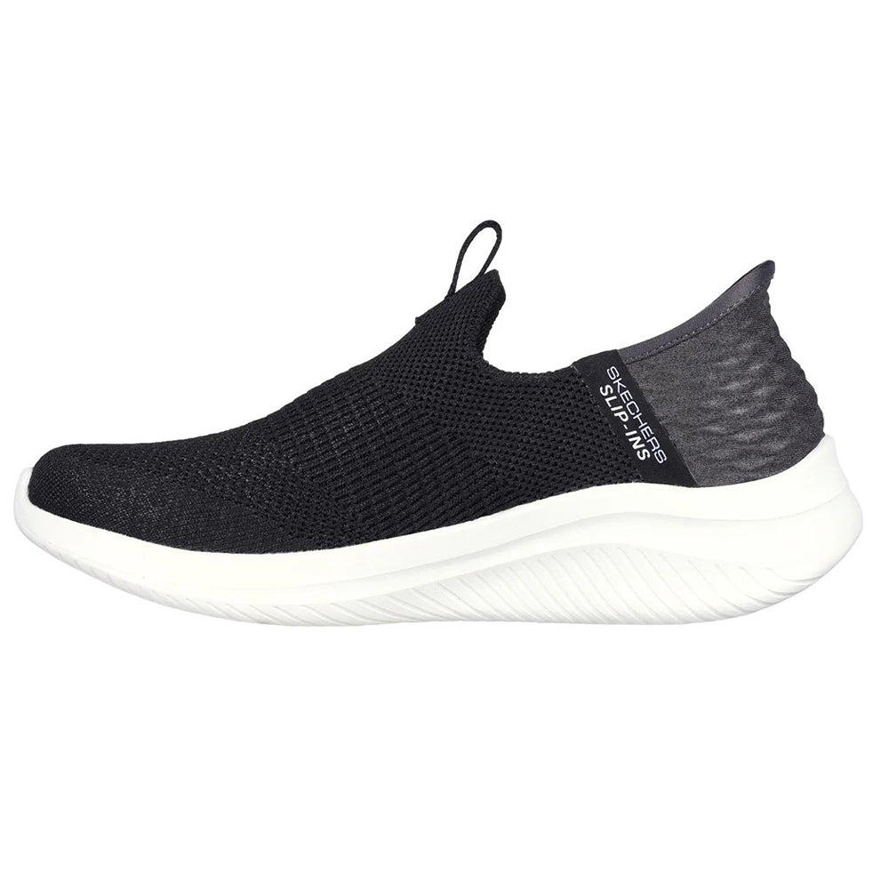 Black - Lifestyle - Skechers Womens-Ladies Ultra Flex 3.0 Smooth Step Trainers