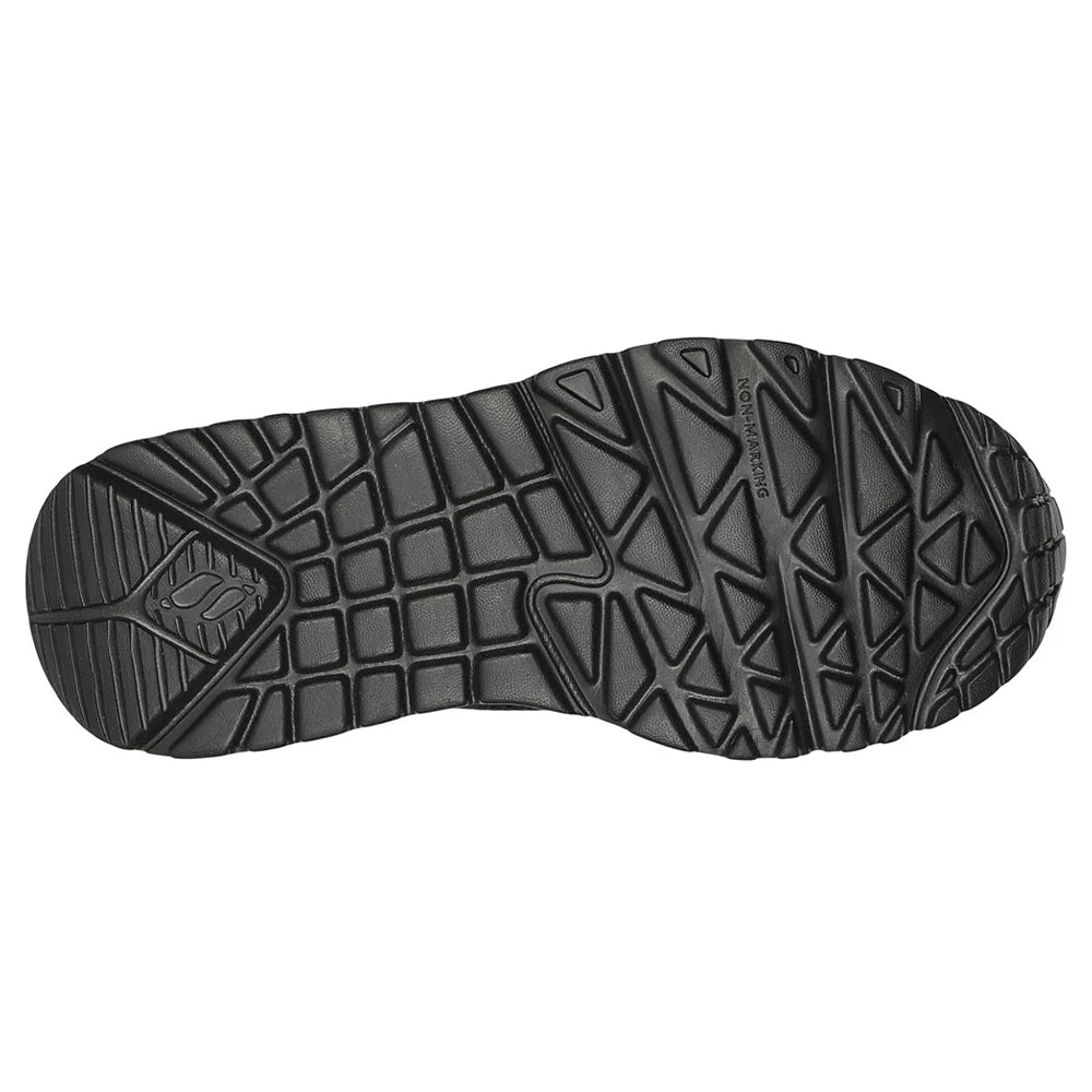 Black - Back - Skechers Childrens-Kids Uno Lite Worlo Trainers