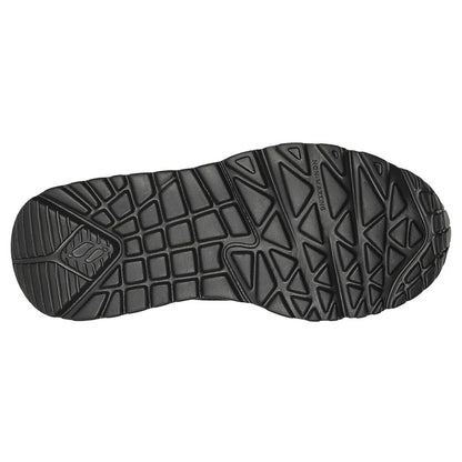 Black - Back - Skechers Childrens-Kids Uno Lite Worlo Trainers