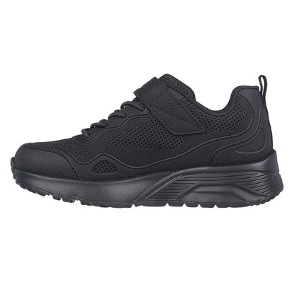 Black - Lifestyle - Skechers Childrens-Kids Uno Lite Worlo Trainers