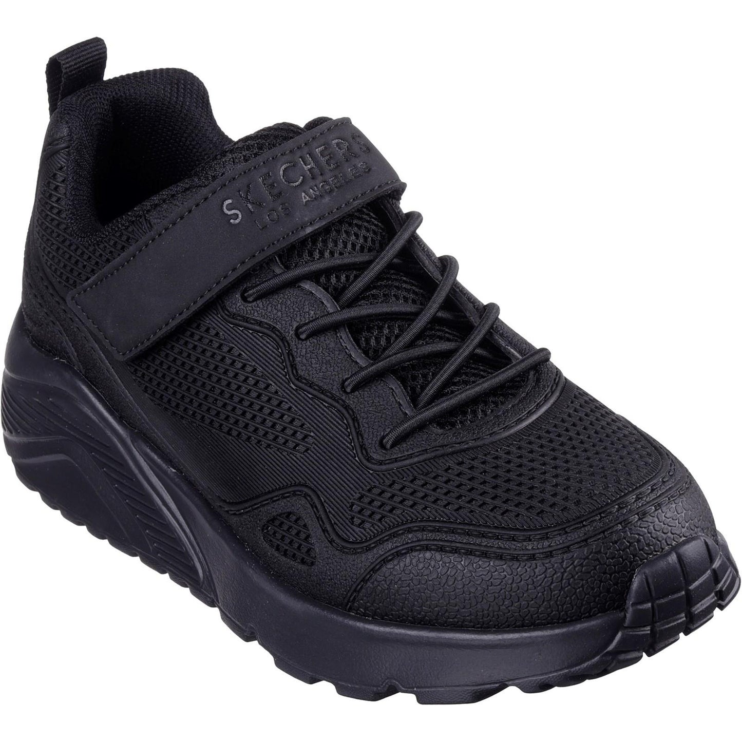 Black - Front - Skechers Childrens-Kids Uno Lite Worlo Trainers