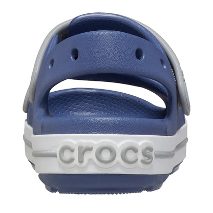 Bijou Blue-Light Grey - Back - Crocs Childrens-Kids Crocband Play Sandals