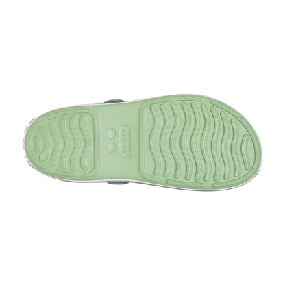 Fair Green-Dusty Green - Side - Crocs Childrens-Kids Crocband Play Sandals