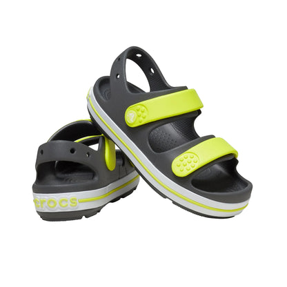 Slate Grey-Acidity - Close up - Crocs Childrens-Kids Crocband Play Sandals