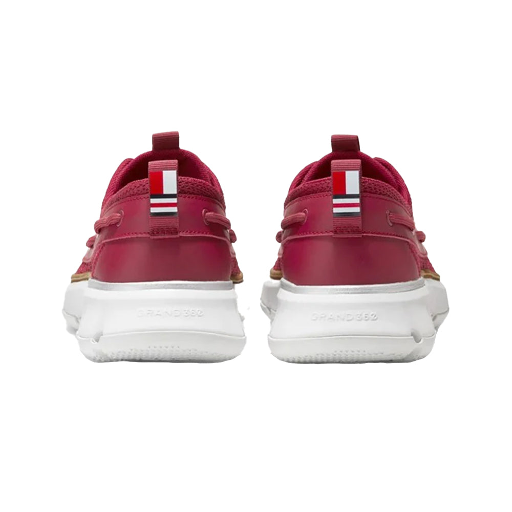 Red - Back - Cole Haan Mens 4.ZeroGrand Regatta Boat Shoes
