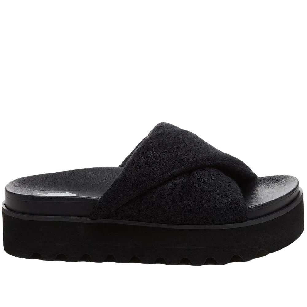 Black - Lifestyle - Rocket Dog Womens-Ladies Breeze Atlanta Terrycloth Sandals