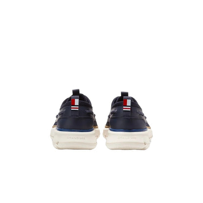 Navy-Sodalite Blue-Ivory - Back - Cole Haan Mens 4.ZeroGrand Regatta Trainers