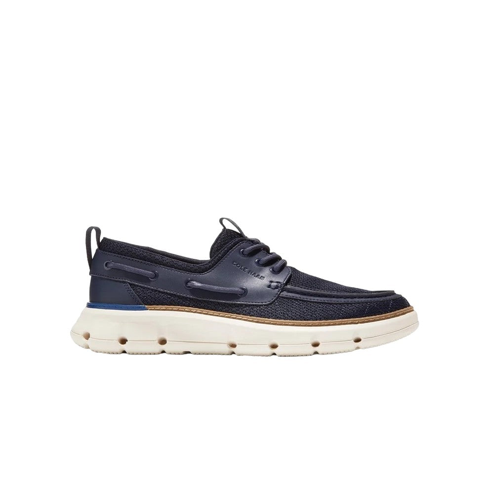 Navy-Sodalite Blue-Ivory - Lifestyle - Cole Haan Mens 4.ZeroGrand Regatta Trainers